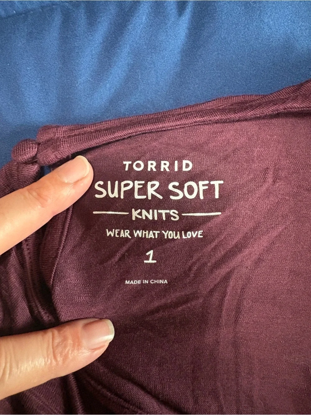 Torrid Plus Size 1X Lace Detail Flutter Sleeve Super Soft Top Burgundy New - Picture 2 of 8